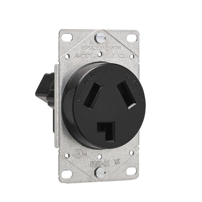 Flush Mount Power Device Receptacle - 125/250 V