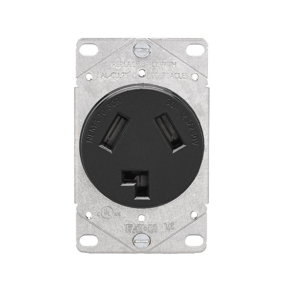 Flush Mount Power Device Receptacle - 125/250 V