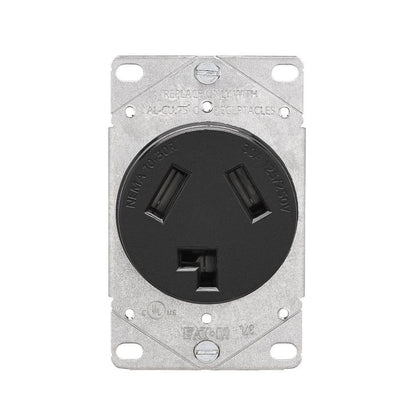 Flush Mount Power Device Receptacle - 125/250 V