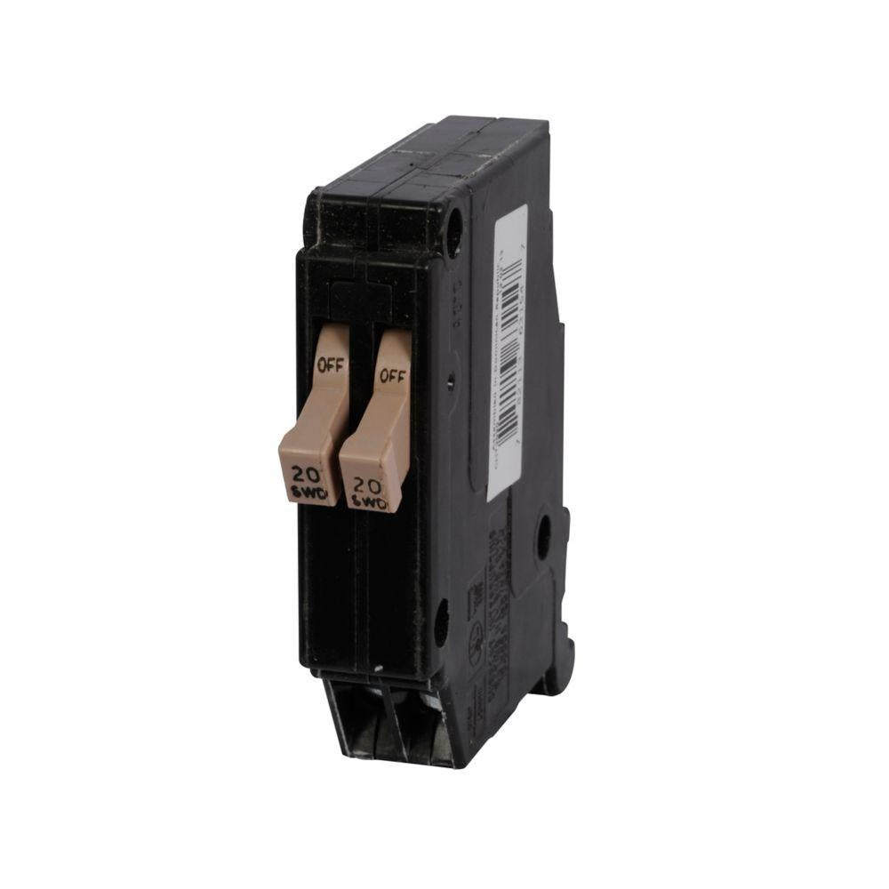 Type Cht Twin Circuit Breaker - Plug-On - 120/240 V AC