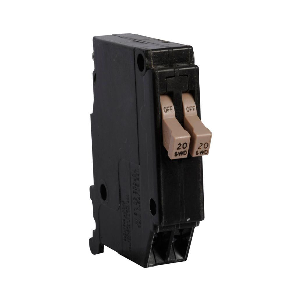 Type Cht Twin Circuit Breaker - Plug-On - 120/240 V AC