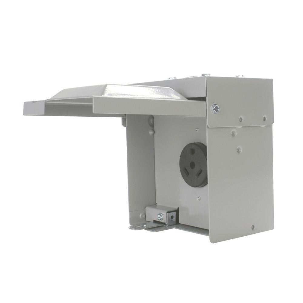 Power Outlet Panel - Surface - Galvanized Steel