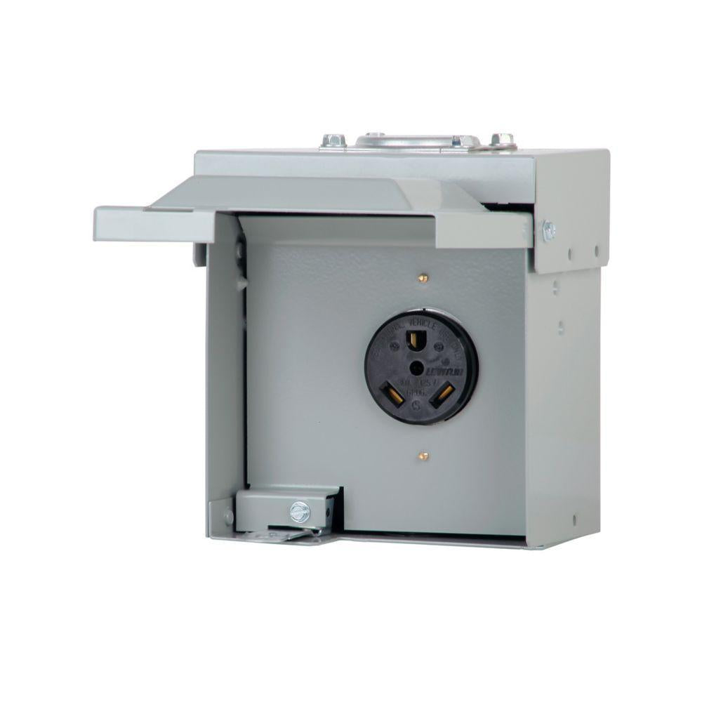 Power Outlet Panel - Surface - Galvanized Steel