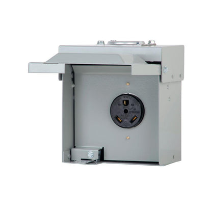Power Outlet Panel - Surface - Galvanized Steel