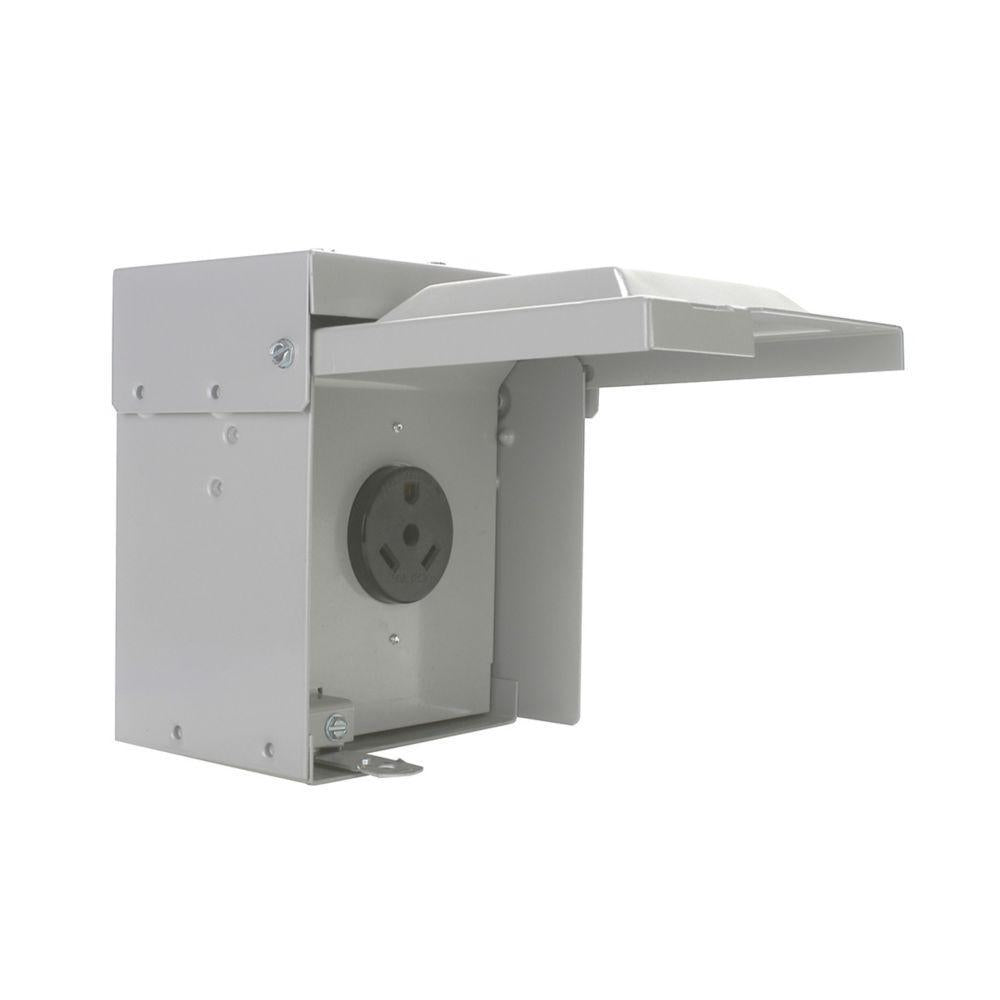 Power Outlet Panel - Surface - Galvanized Steel