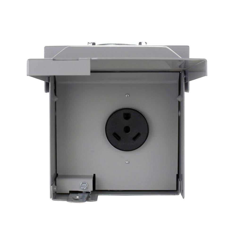 Power Outlet Panel - Surface - Galvanized Steel