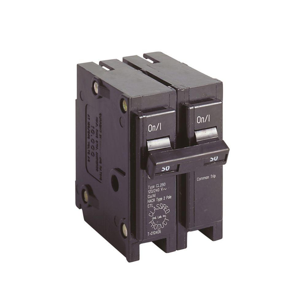 Replacement Thermal Magnetic Circuit Breaker - 50 A