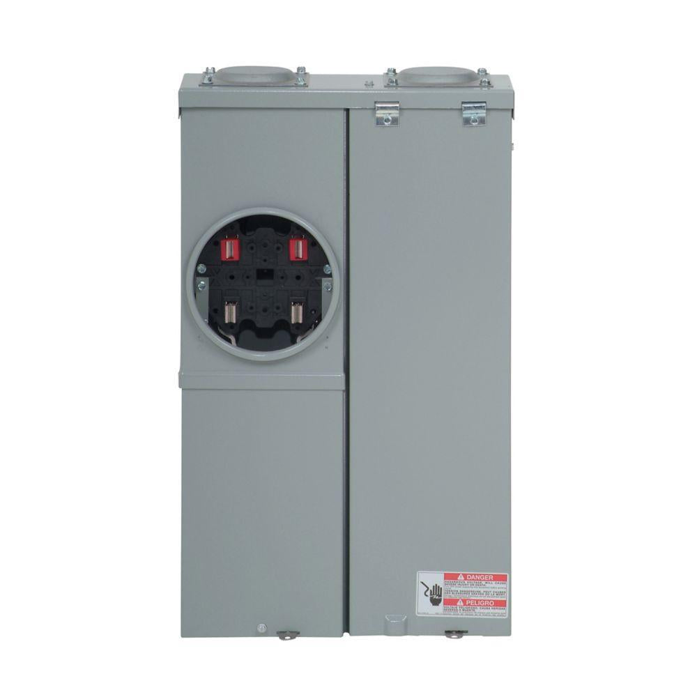 Mbe - Combination Service Entrance Meter Breaker - Surface