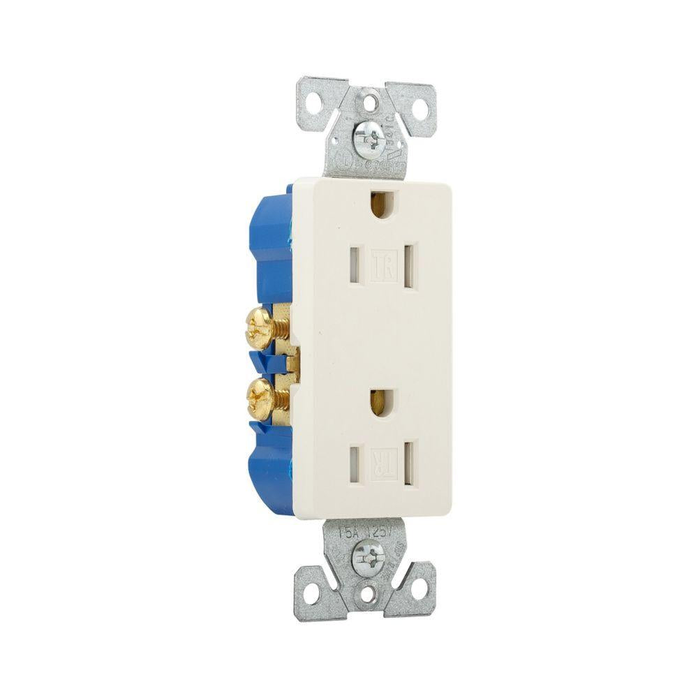 Blade Tamper Resistant Grounding Receptacle - Thermoplastic