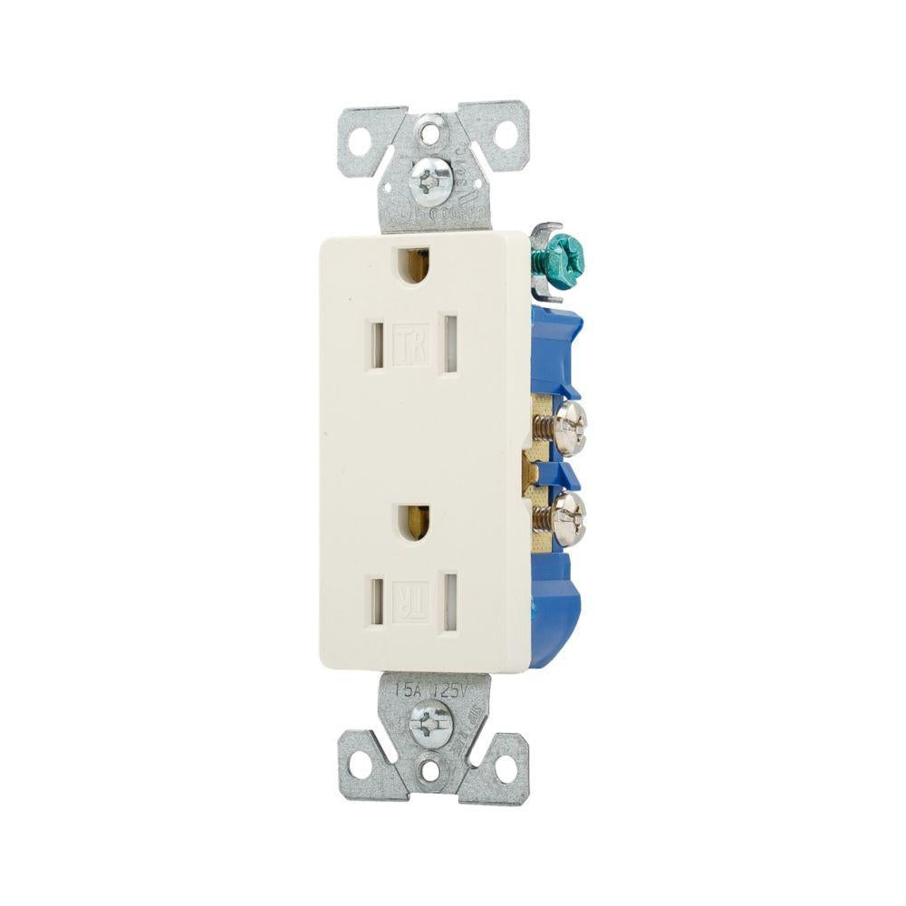 Blade Tamper Resistant Grounding Receptacle - Thermoplastic