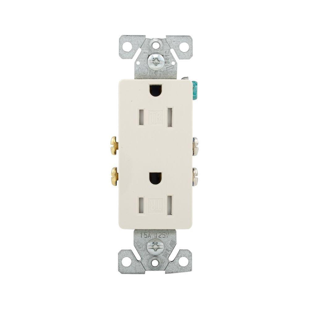 Blade Tamper Resistant Grounding Receptacle - Thermoplastic