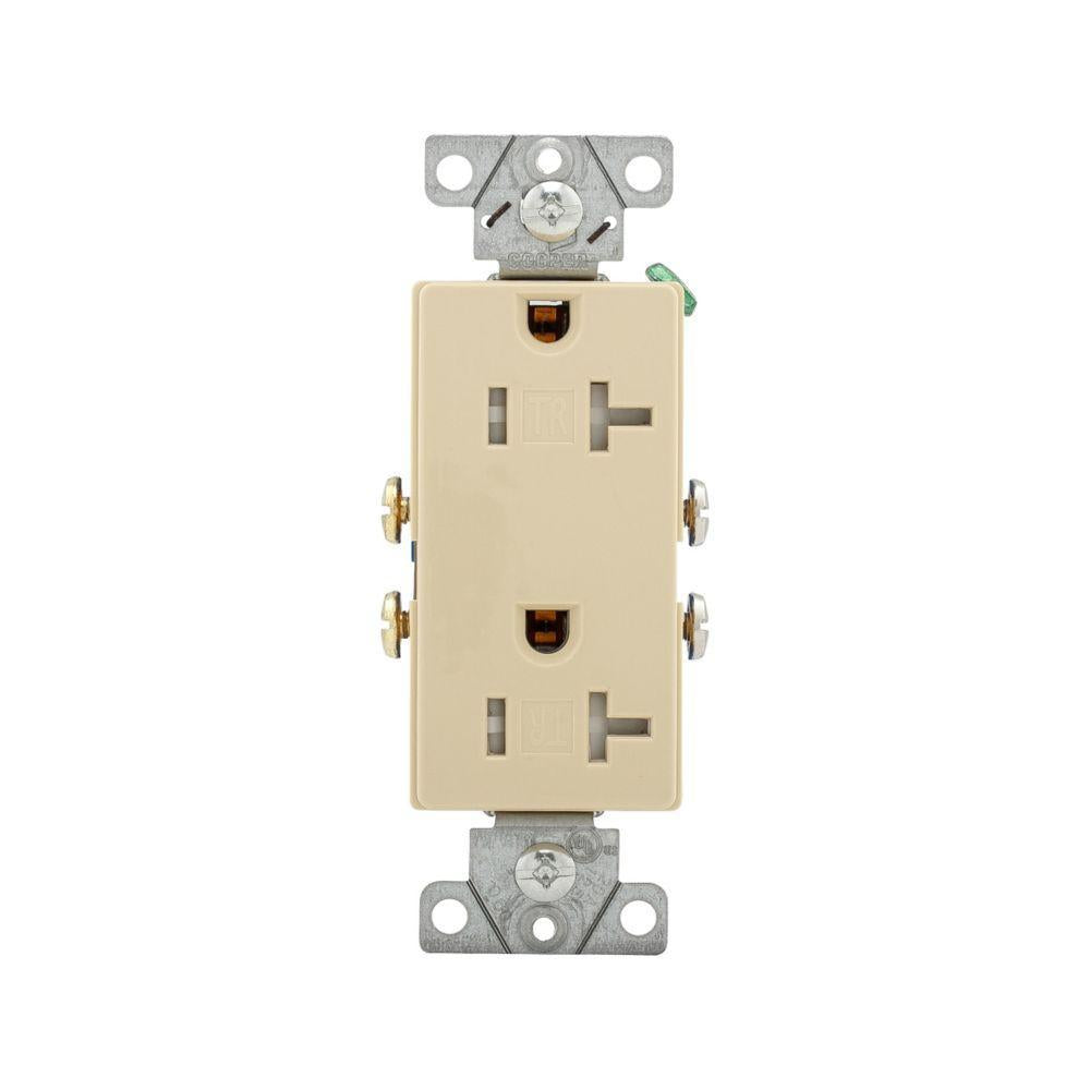 Duplex Tamper Resistant Receptacle - Thermoplastic