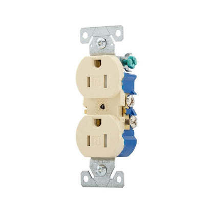 Straight Blade Grounding Receptacle - Thermoplastic