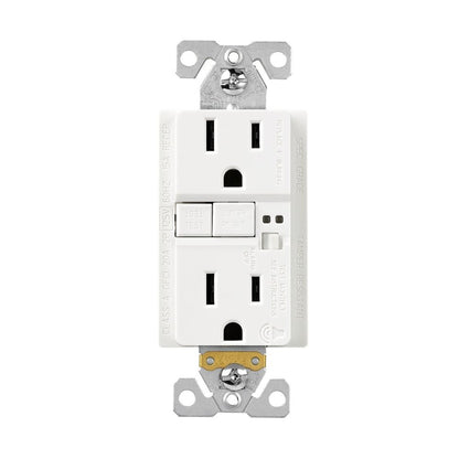 Trsgfa - GFCI Receptacle with Audible Alarm - White