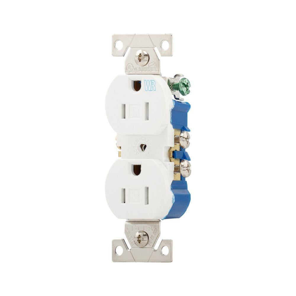 TWR270 - Duplex Straight Blade Receptacle - Thermoplastic