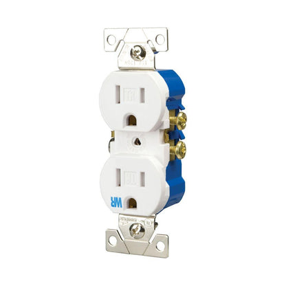 TWR270 - Duplex Straight Blade Receptacle - Thermoplastic