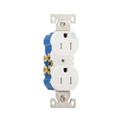 TWR270 - Duplex Straight Blade Receptacle - Thermoplastic