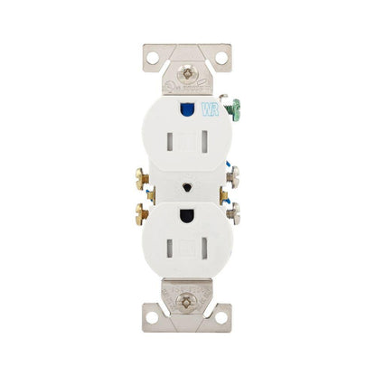 TWR270 - Duplex Straight Blade Receptacle - Thermoplastic