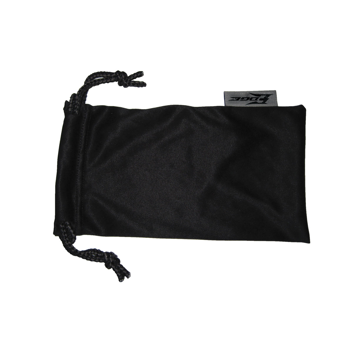 EDGE® 9802 Lens Cleaning Bag With Drawstring, 6 in W, For Use With EDGE® Most Safety Eyewears, Microfiber, Black