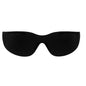 EDGE® CV116 Viso Safety Glasses, Anti-Scratch, Smoke Lens, Wrap Around Frame, Black, Nylon/Polycarbonate/Thermoplastic Rubber Frame, Polycarbonate Lens, CSA/ANSI/ISEA/MCEPS Compliant