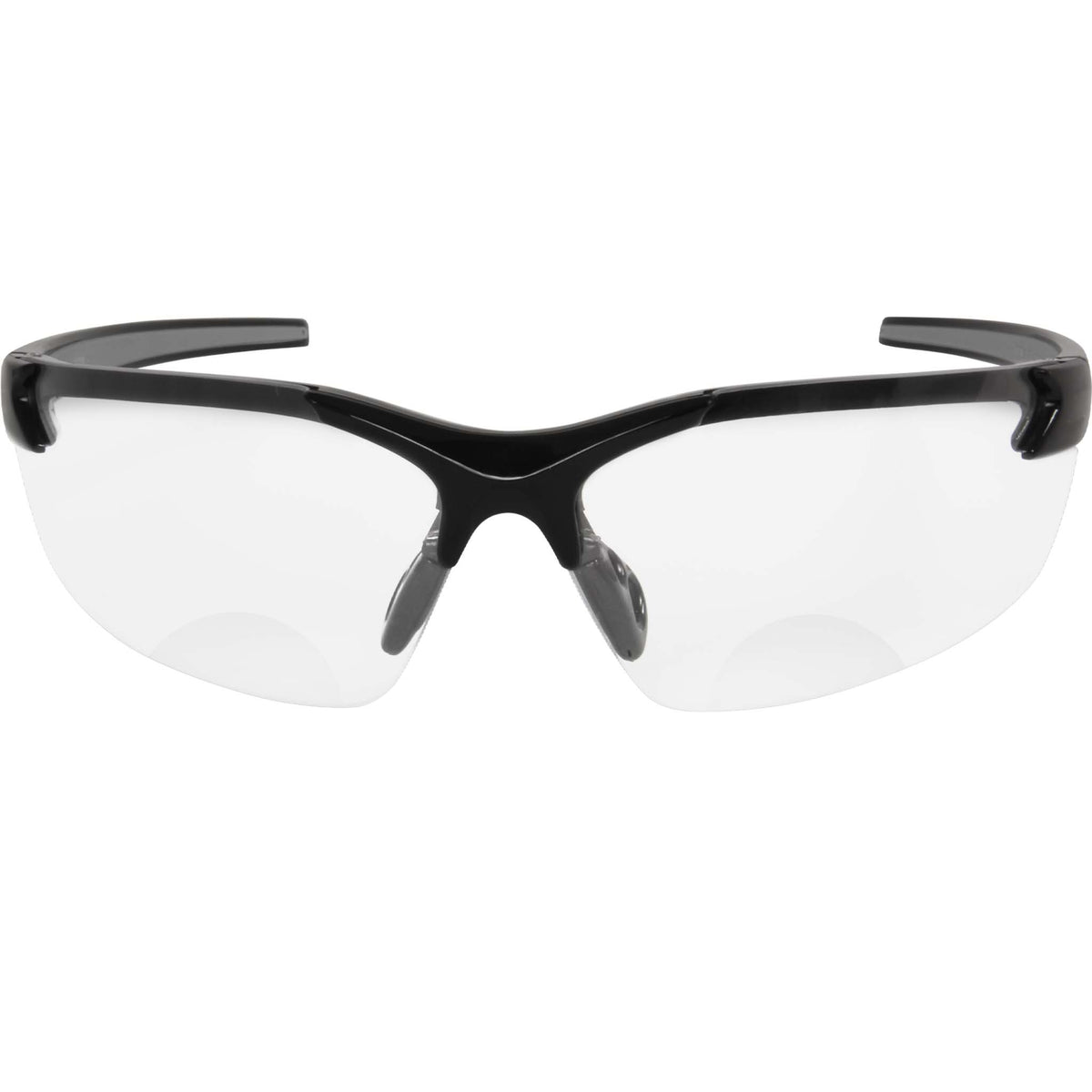 EDGE® DZ111-2.5-G2 Zorge G2 2.5 Progressive Magnification Safety Glasses, Anti-Scratch, Clear Lens, Frameless Frame, Black, Nylon Frame, Polycarbonate Lens, CSA Z94.3-15, ANSI/ISEA Z87.1+2015, MCEPS GL-PD 10-12