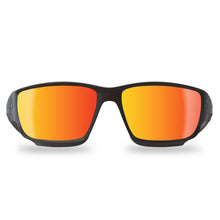 EDGE® GSKAP119 Kazbek Safety Glass, Scratch-Resistant, AP Red Lens, Black, Nylon/TPR/PC Frame, Polycarbonate Lens, ANSI Z87.1 -2020