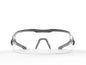 EDGE® KB121VS Kabru Vapor Shield Safety Glass, Anti-Fog, Clear Lens, Black, TPR/PC Frame, Polycarbonate Lens, ANSI Z87.1 -2020