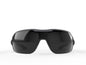 EDGE® KB126VS Kabru Vapor Shield Safety Glass, Anti-Fog, Smoke Lens, Black, TPR/PC Frame, Polycarbonate Lens, ANSI Z87.1 -2020