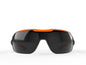 EDGE® KB136VS Kabru Vapor Shield Safety Glass, Anti-Fog, Smoke Lens, Black, TPR/PC Frame, Polycarbonate Lens, ANSI Z87.1 -2020