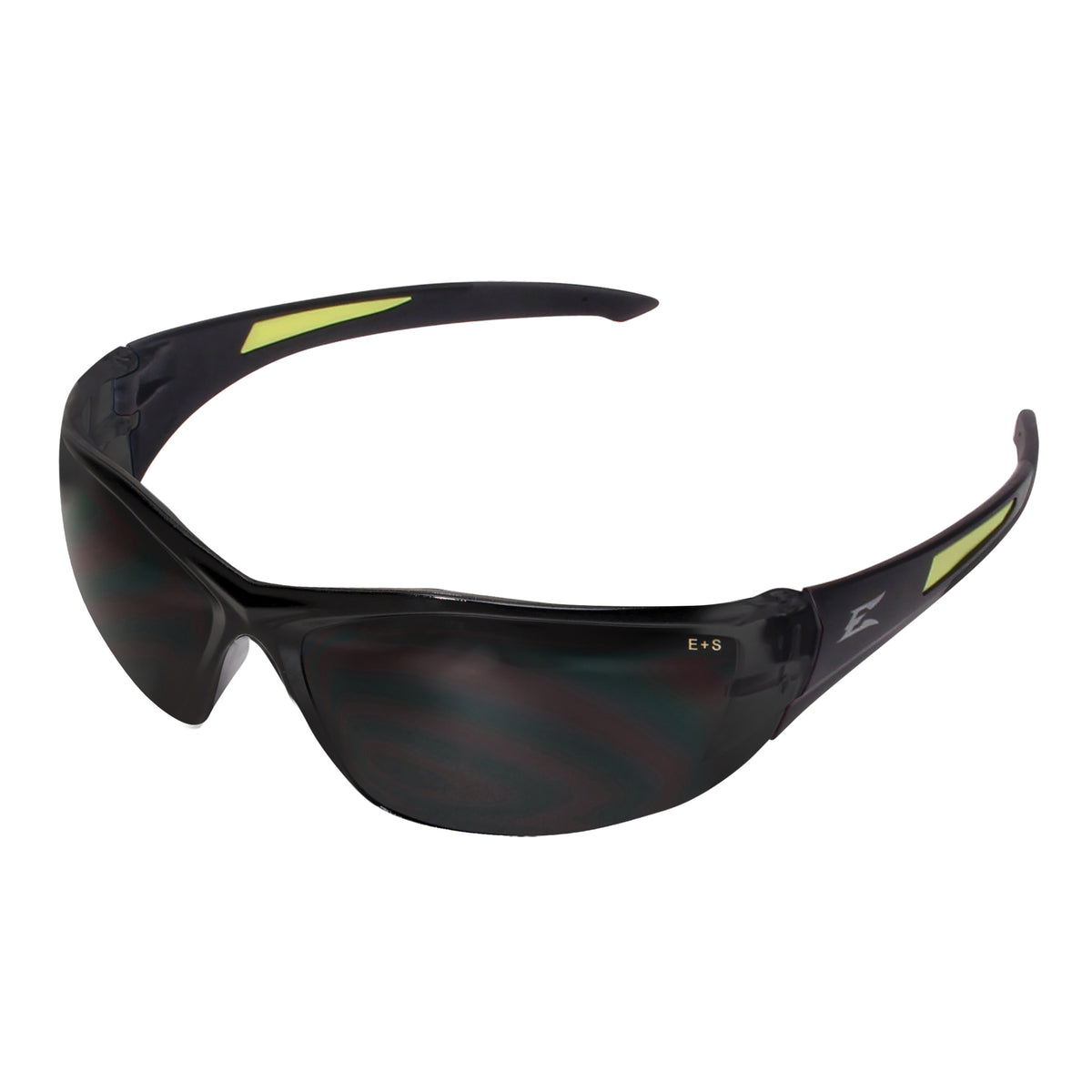 EDGE® SD116-G2 Delano G2 Non-Polarized Safety Glasses, Anti-Scratch, Smoke Lens, Frameless Frame, Black, Nylon Frame, Polycarbonate Lens, ANSI/ISEA Z87.1+2015, MCEPS GL-PD 10-12