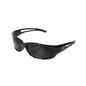 EDGE® SK-XL116 Kazbek Non-Polarized Safety Glasses, Anti-Fog/Anti-Scratch, Smoke Lens, Full-Frame Frame, Gloss Black, Nylon Frame, Polycarbonate Lens, ANSI/ISEA Z87.1+2015, MCEPS GL-PD 10-12