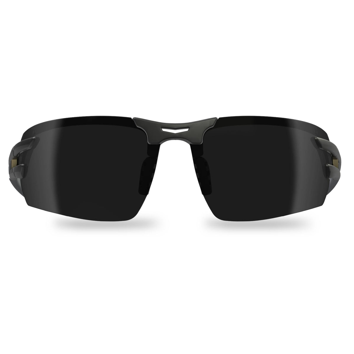 EDGE® SL116VS Salita Vapor Shield Safety Glass, Scratch-Resistant, Smoke Lens, Black, TPR/PC Frame, Polycarbonate Lens, ANSI Z87.1 -2020