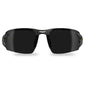 EDGE® SL116VS Salita Vapor Shield Safety Glass, Scratch-Resistant, Smoke Lens, Black, TPR/PC Frame, Polycarbonate Lens, ANSI Z87.1 -2020