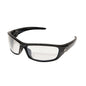 EDGE® SR111VS Reclus Unisex Safety Glasses, Anti-Fog/Anti-Scratch, Clear Lens, Full-Frame Frame, Black, Nylon/Polycarbonate Frame, Polycarbonate Lens, ANSI/ISEA Z87.1+2015, MCEPS GL-PD 10-12