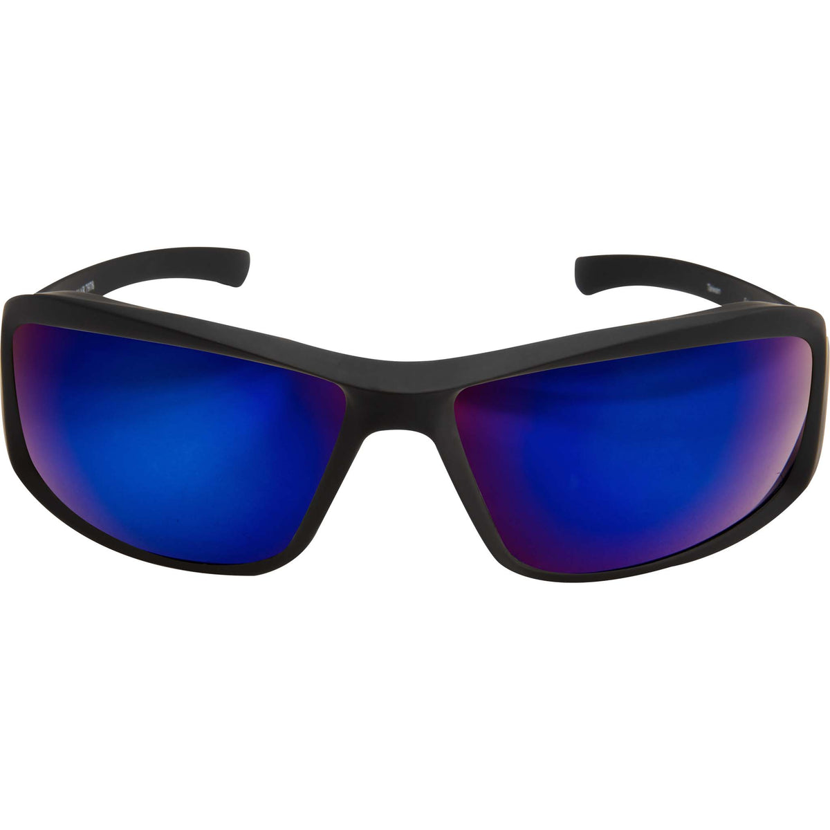EDGE® XB138 Brazeau Unisex Safety Glasses, Anti-Scratch, Blue Mirror Lens, Full-Frame Frame, Black, Nylon Frame, Polycarbonate Lens, CSA Z94.3-15, ANSI/ISEA Z87.1+2015, MCEPS GL-PD 10-12