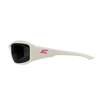 Brazeau - Unisex Safety Glasses with Pink E Logo