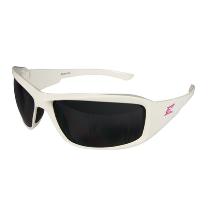 Brazeau - Unisex Safety Glasses with Pink E Logo