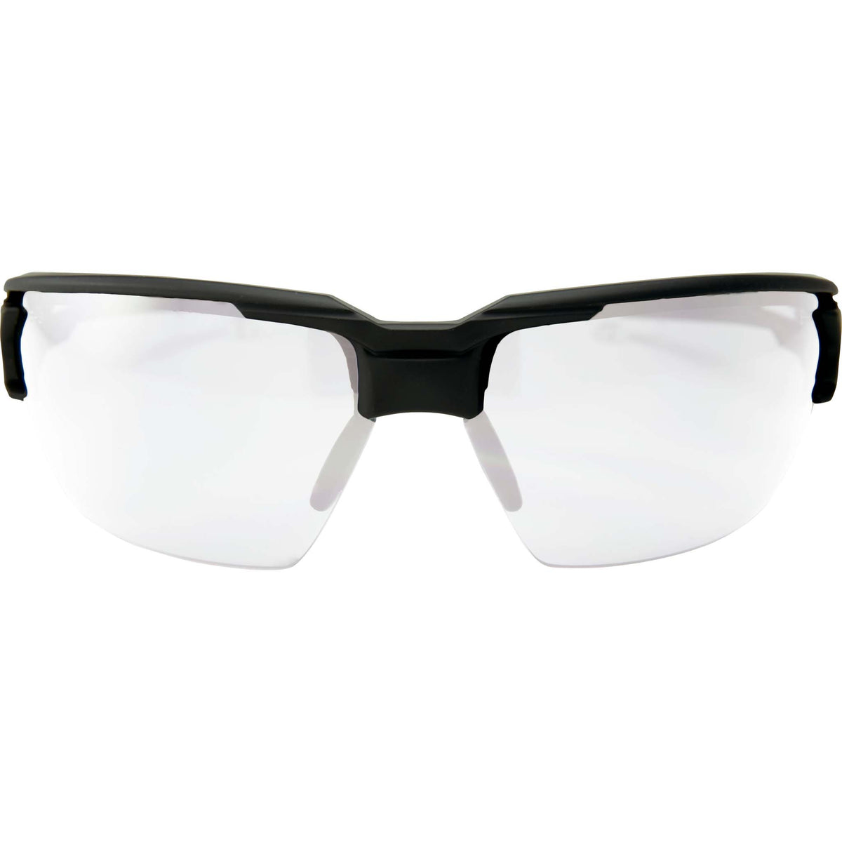 EDGE® XP411VS Pumori Safety Glasses, Anti-Scratch, Clear Vapor Shield Lens, Full-Frame Frame, Black, Nylon/Polycarbonate/Thermoplastic Rubber Frame, Polycarbonate Lens, CSA/ANSI/ISEA/MCEPS Compliant