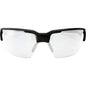 EDGE® XP411VS Pumori Safety Glasses, Anti-Scratch, Clear Vapor Shield Lens, Full-Frame Frame, Black, Nylon/Polycarbonate/Thermoplastic Rubber Frame, Polycarbonate Lens, CSA/ANSI/ISEA/MCEPS Compliant