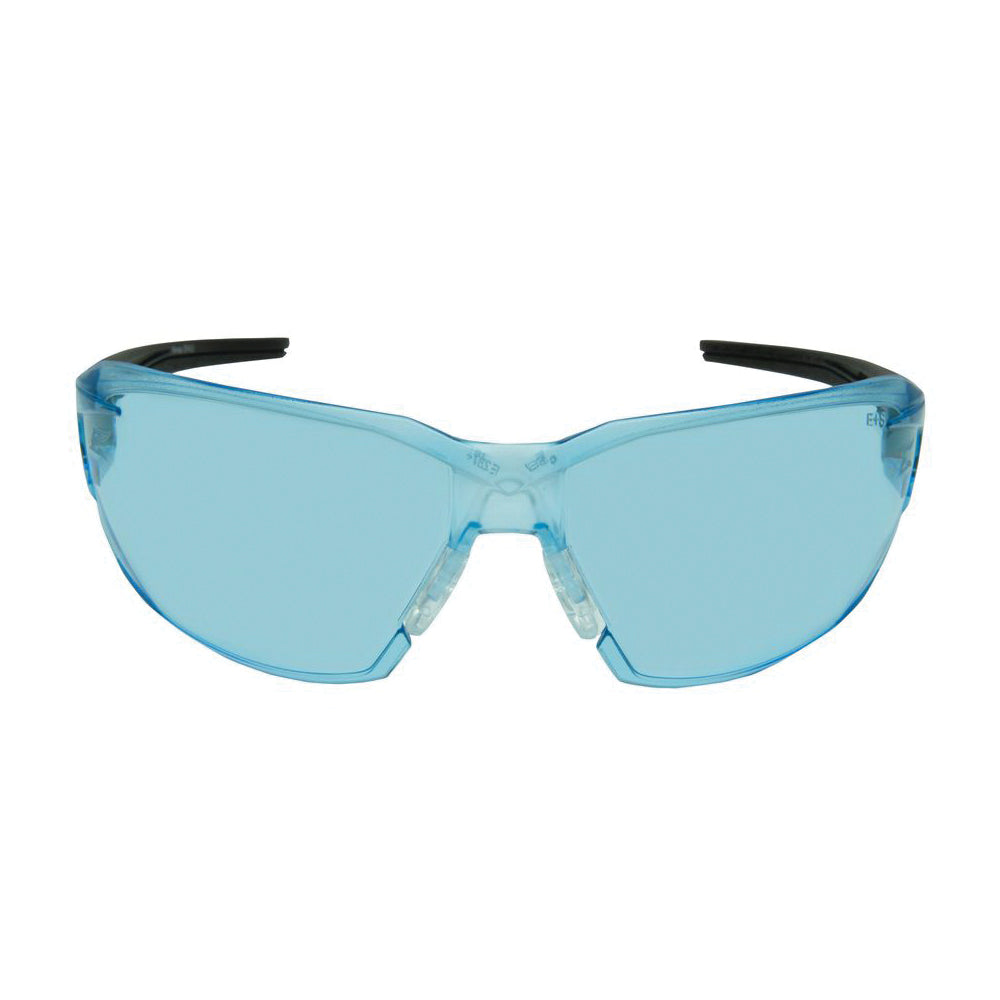 EDGE® XV413 Nevosa Non-Polarized Safety Glasses, Anti-Scratch, Light Blue Lens, Black, Polycarbonate Frame, CSA Z94.3-15, ANSI/ISEA Z87.1+2076, MCEPS GL-PD 10-12