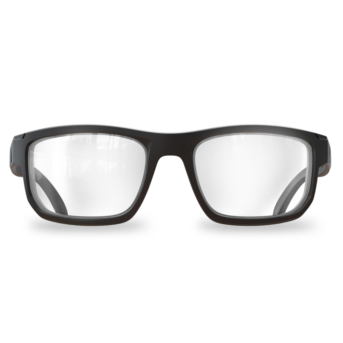 EDGE® ZDF111VS Defiance Vapor Shield Safety Glass, Anti-Fog, Clear Lens, Black, TPR/PC Frame, Polycarbonate Lens, ANSI Z87.1 -2020