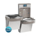 Bottle Filling Station & Bi-Level Cooler - Wall Mount