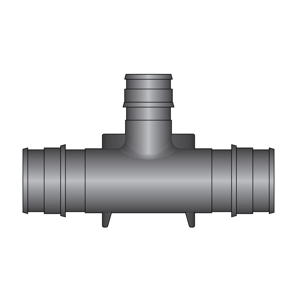 3/4 X 3/4 X 1/2 E-PEX HPP TEE