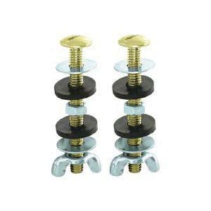 Toilet Tank to Bowl Bolt Set - Solid Brass