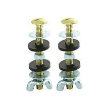 EZ-FLO® 40041 Toilet Tank to Bowl Bolt Set, 5/16 x 3 in Round Head Bolt, Solid Brass