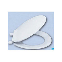 EZ-FLO® 65901 Toilet Seat, Round Bowl, Plastic, White