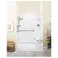 ELM® 360R Barrier-Free Shower Floor, CareGiver®, White, Right Drain, 30 in L x 60 in W, Domestic