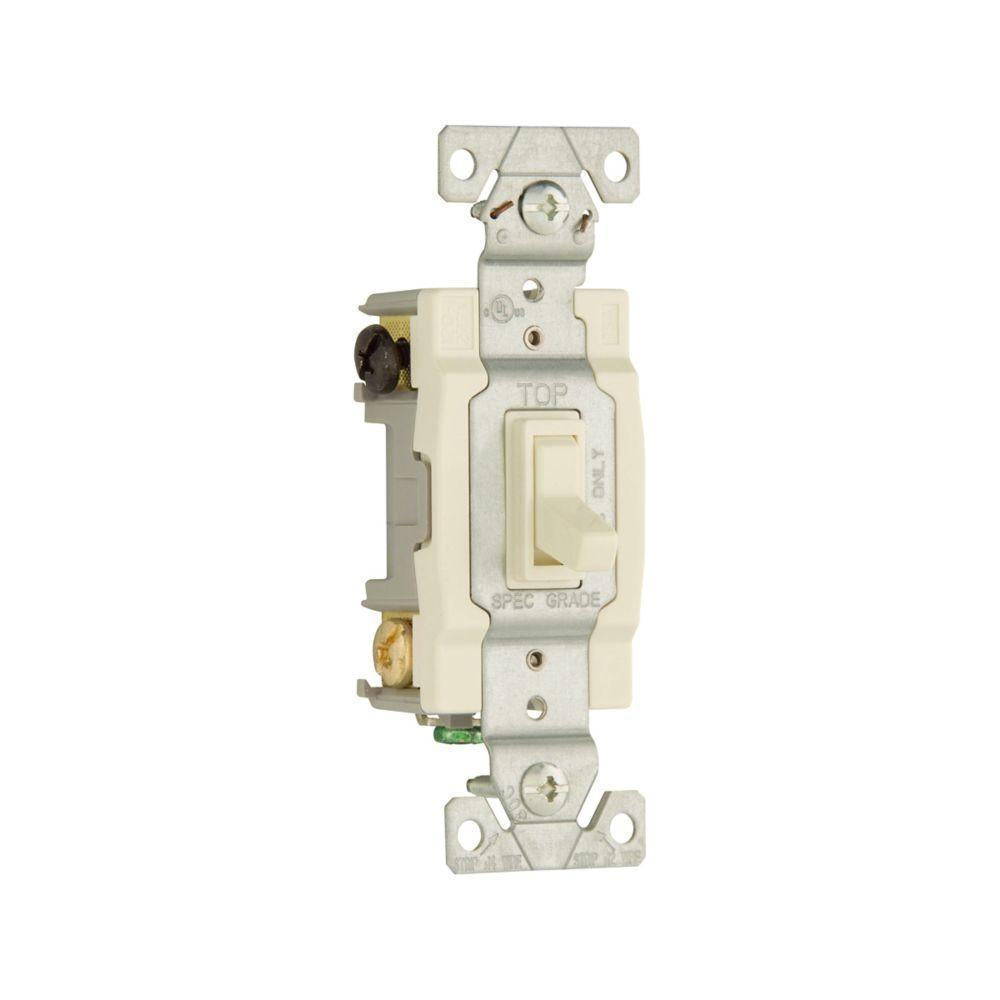 4-Way Grounding Toggle Switch - Polycarbonate - 120 V