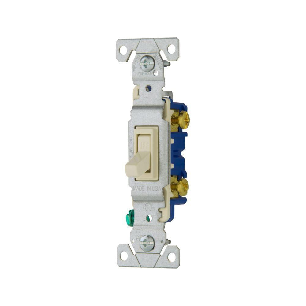 Standard/Specification Grade Toggle Switch - 120 V - 15 A