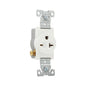 Single Straight Blade Receptacle - Nylon - 250 V AC